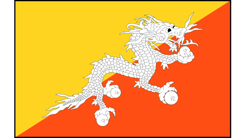 Bandiera Bhutan