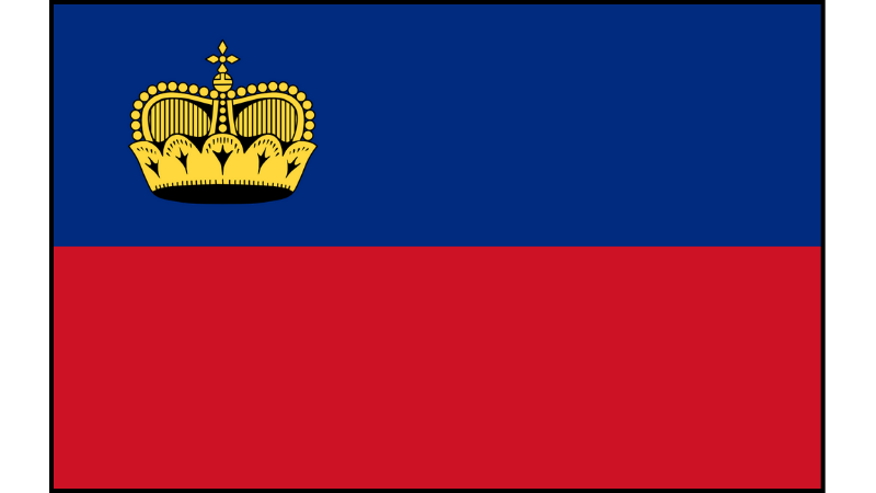 Bandiera Liechtenstein