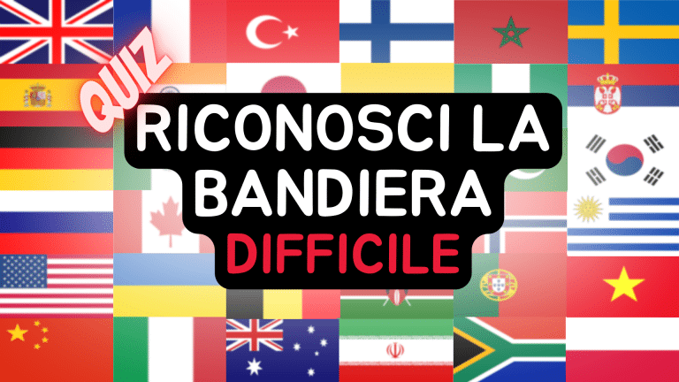 Quiz Bandiere Difficile - header image